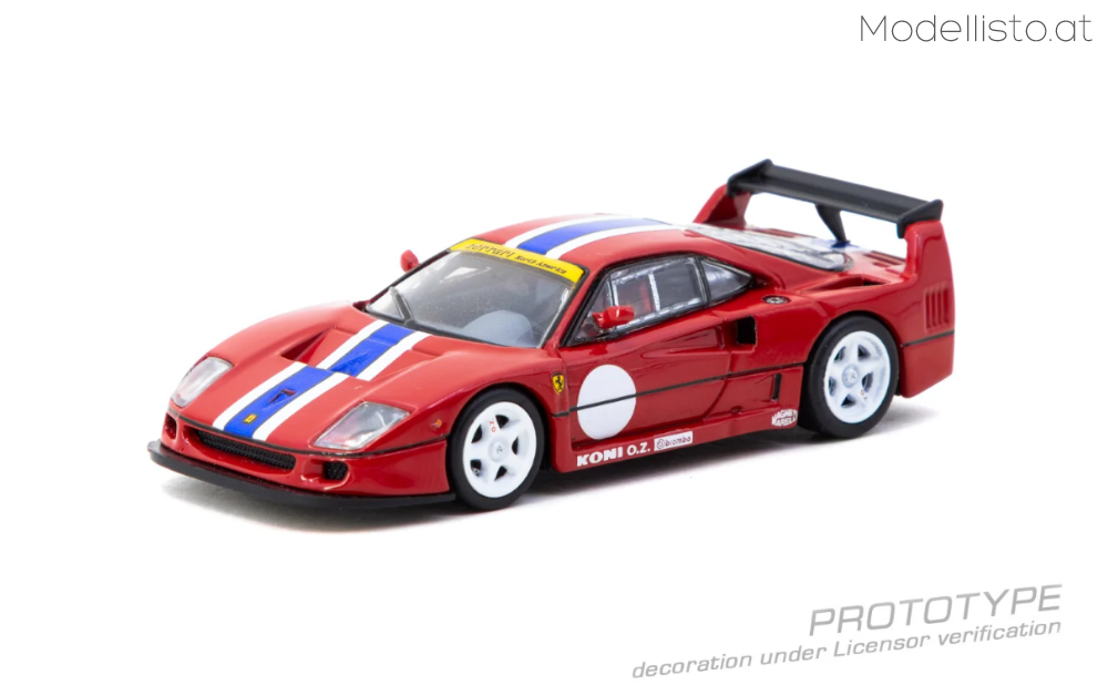 T64-075-RE2 Tarmac Works Ferrari F40 LM, red